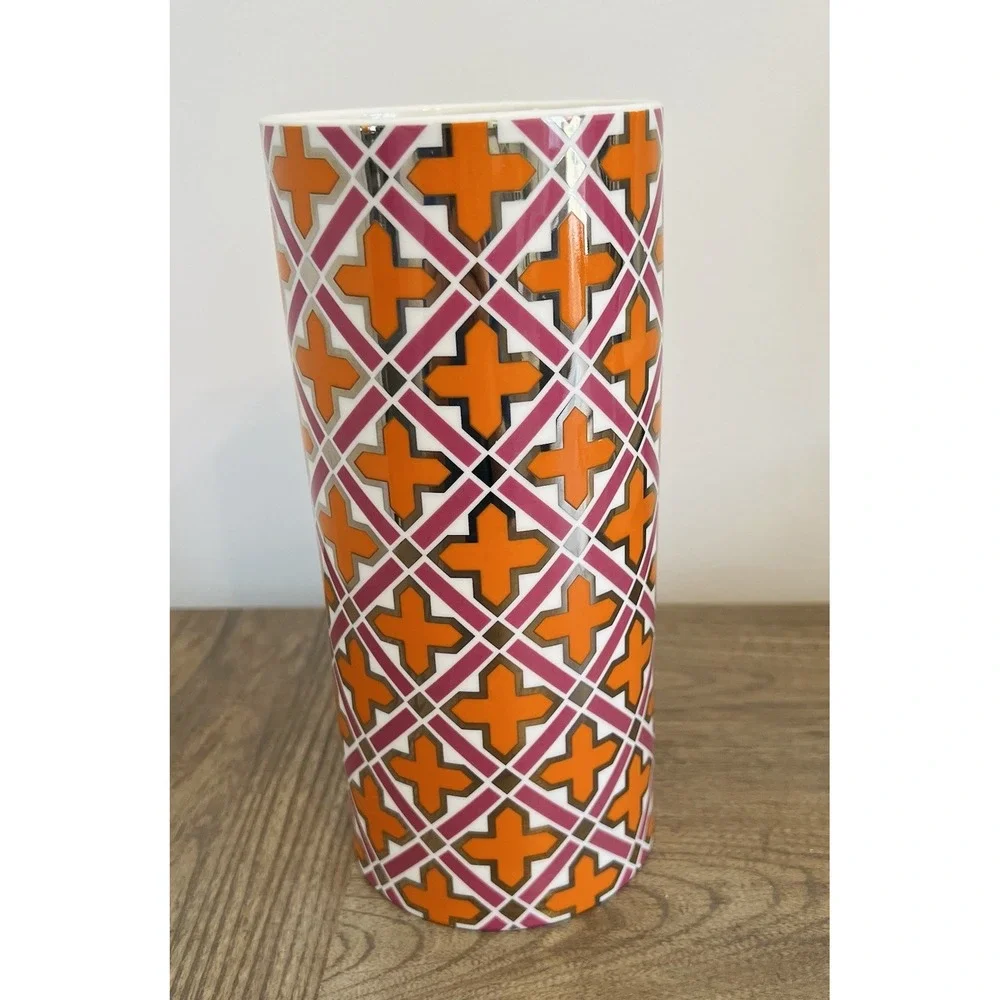 Jonathan Adler Carnaby Talitha Mosaic Medallion Vase